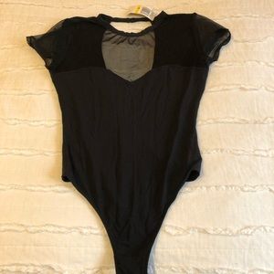 Black Mesh body suit